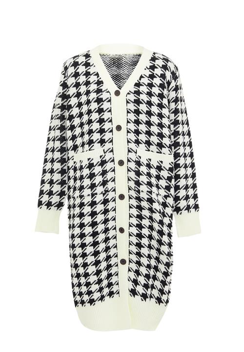 caneva Cardigan  sort / hvid