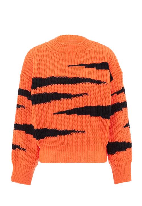 MYMO Pullover  orange / sort