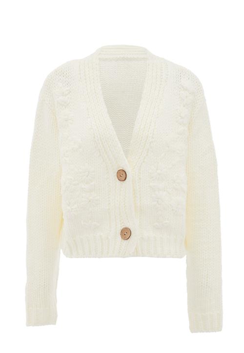 MYMO Cardigan  uldhvid