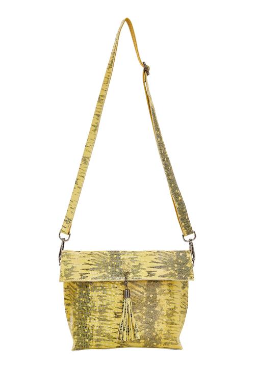 NAEMI Skuldertaske  gul / antracit