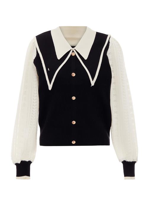 NAEMI Pullover  guld / sort / hvid