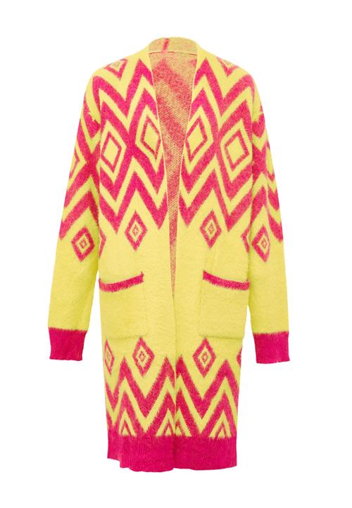 ebeeza Cardigan  lime / pink