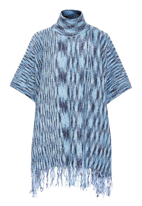 ebeeza Kappe  blå / grå-meleret