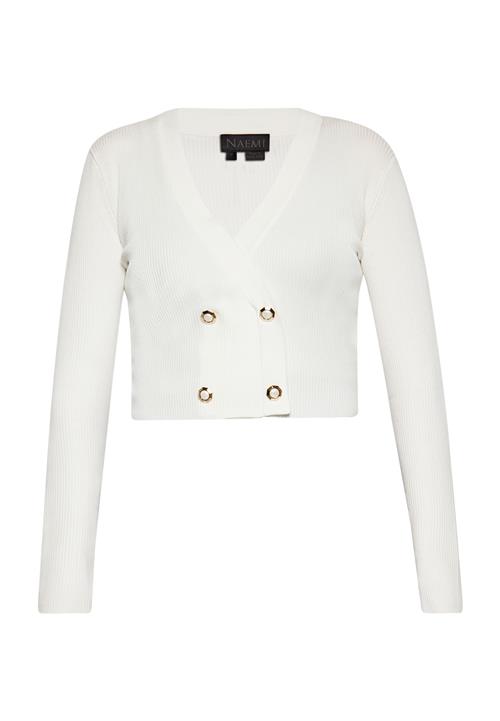 NAEMI Cardigan  uldhvid