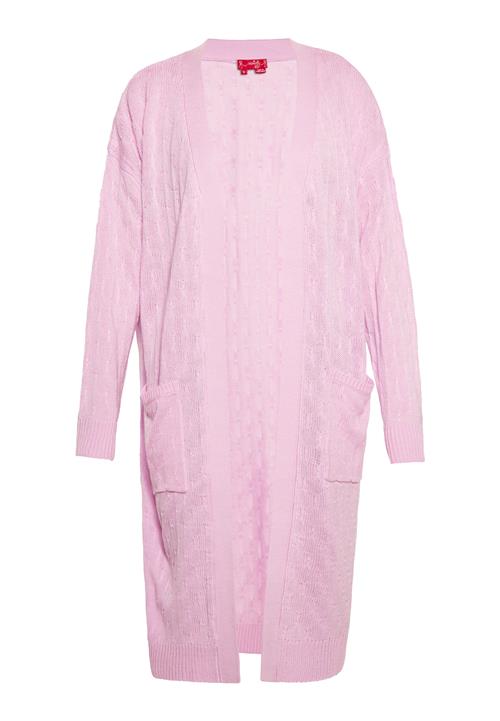 swirly Cardigan  lys pink