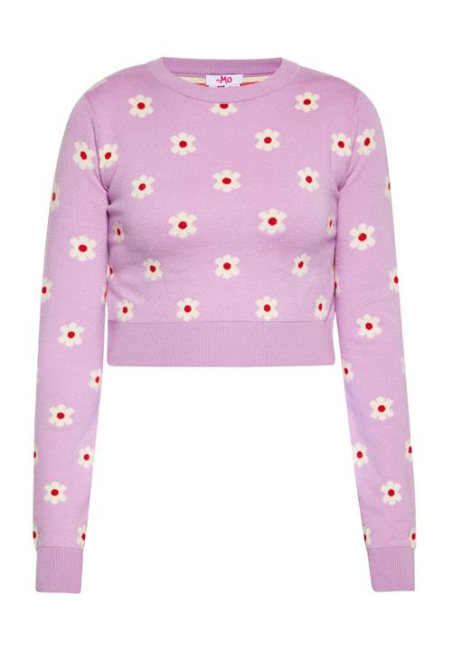 MYMO Pullover  beige / blomme / rød