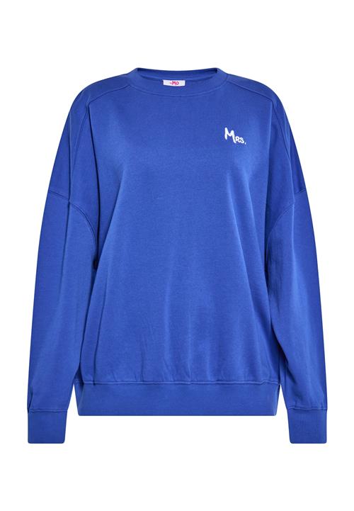 MYMO Sweatshirt  blå / hvid