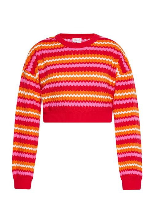 IZIA Pullover  gul / pink / rød / hvid