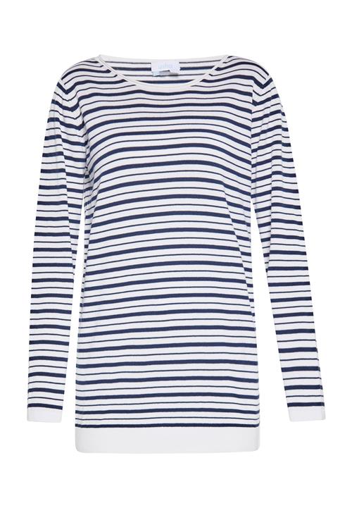 usha BLUE LABEL Pullover  mørkeblå / hvid