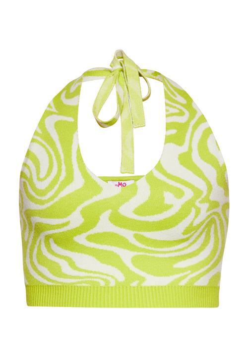 MYMO Sticktop  grøn / uldhvid