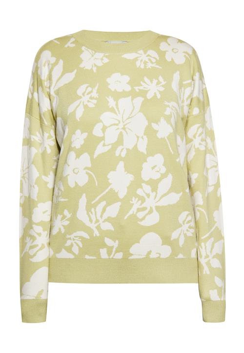 Sidona Pullover  lysegrøn / hvid