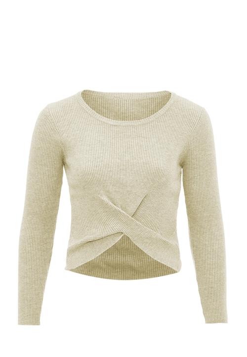 leo basics Pullover  creme