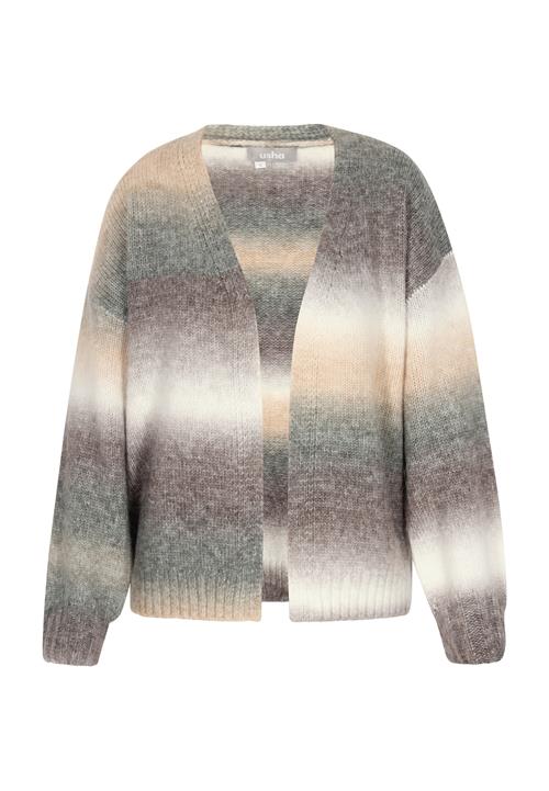 Usha Cardigan  beige / grå / mørkegrå