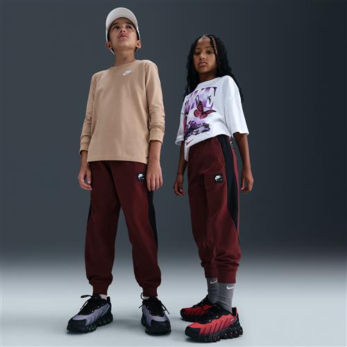 Nike Air-joggers i fleece til større børn - rød