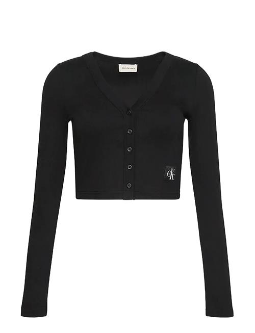 Calvin Klein Jeans | Ls Woven Label 2X2 Baby Rib Card | XS