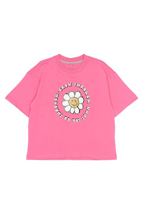 The New Skye Kortærmet T-shirt Carmine Rose  Carmine Rose-3-4 Y  Lyserød  3-4 år  kvinde