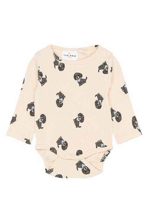 The New Siblings SBSylvan Kropsstrømper Gardenia Aop  Gardenia AOP-68 cm  Creme  68 cm  mand