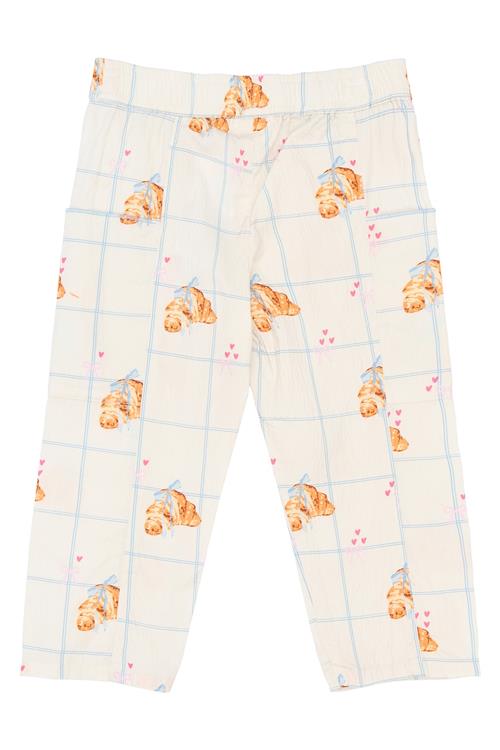 The New Siblings Silke Bukser Gardenia Aop  Gardenia AOP-98 cm  Creme  98 cm  kvinde