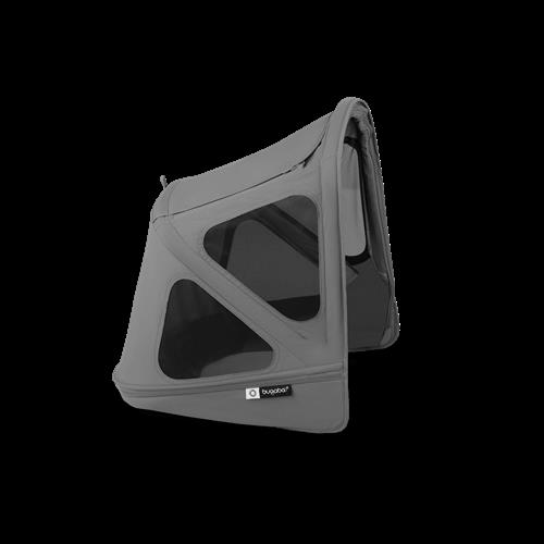 Bugaboo Donkey 6 Breezy Solsejl Moon Grey  Moon Grey One Size  Grå  One Size  unisex