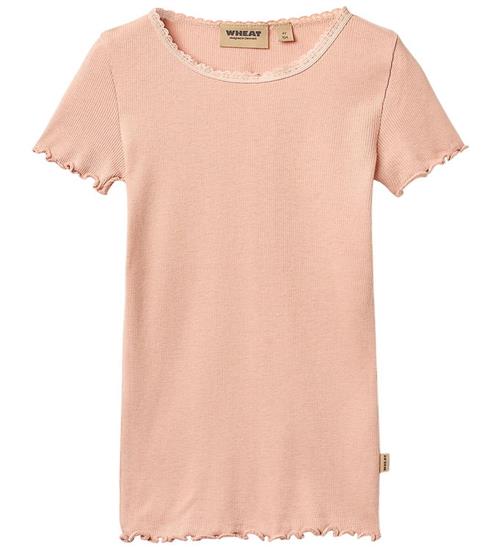 Wheat T-shirt - Rib - Katie - Rose Cloud