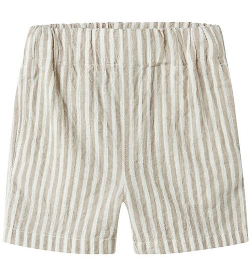 Name It Shorts - NmmFedenis - Chateau Gray/Cloud Dancer