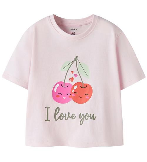 Name It T-shirt - NmfVilinse - Cradle Pink/Cherry Love