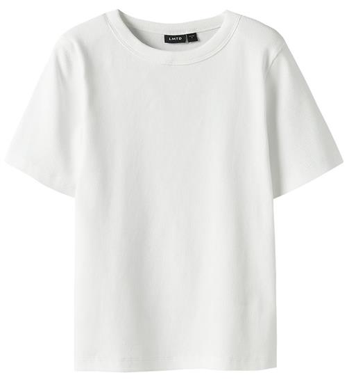 LMTD T-shirt - Noos - Rib - Short - NlfHinaja - Bright White