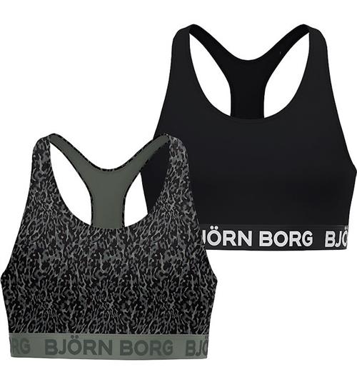 Björn Borg Toppe 2-pak - Sort/Grøn