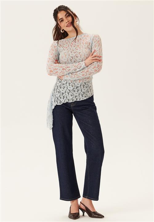 BUBBLEROOM Asymmetric Lace Top