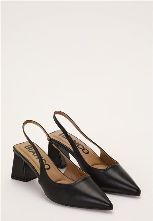 Bianco Biamaralyn Slingback Smooth Faux Leather
