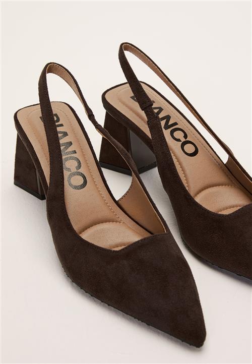 Bianco Biamaralyn Slingback Faux Suede