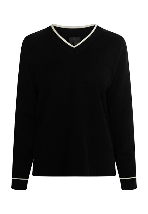 DreiMaster Klassik Pullover  sort / hvid