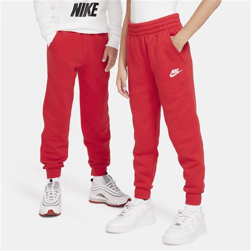Nike Club Fleece-joggers til større børn - rød