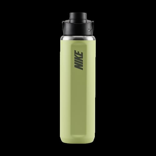 Nike Recharge Chug-vandflaske (710 ml) i rustfrit stål - grøn