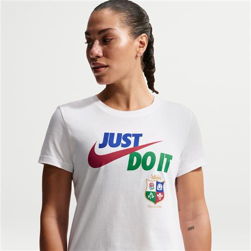 British & Irish Lions Just Do It-T-shirt til kvinder - hvid