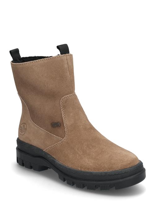 Rieker | Rieker Ladies Mid Height Boots X8250-64 Beige | 40