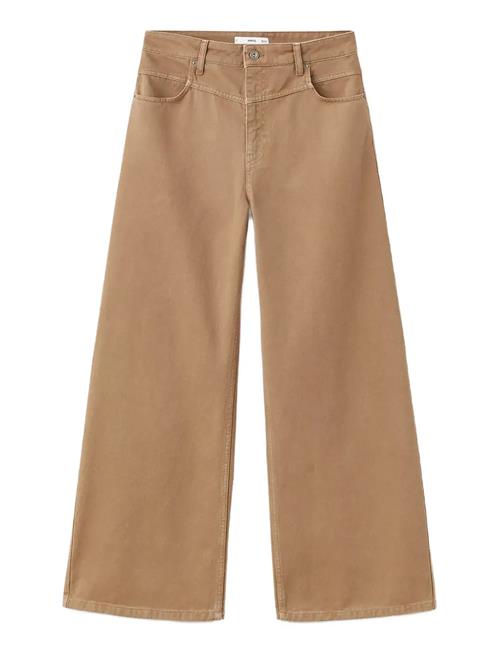 Mango | Wide Leg Mid-Rise Loose-Fit Jeans | 42