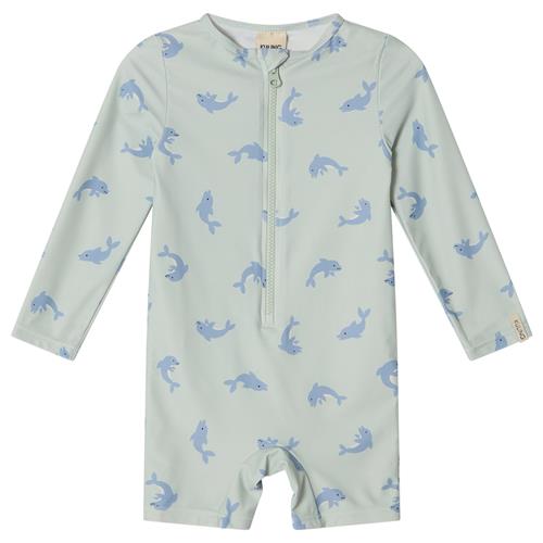 Kuling Paros UV-dragt Pale Green Dolphin  Pale Green Dolphin 110/116 cm  Grøn  110/116 cm  unisex