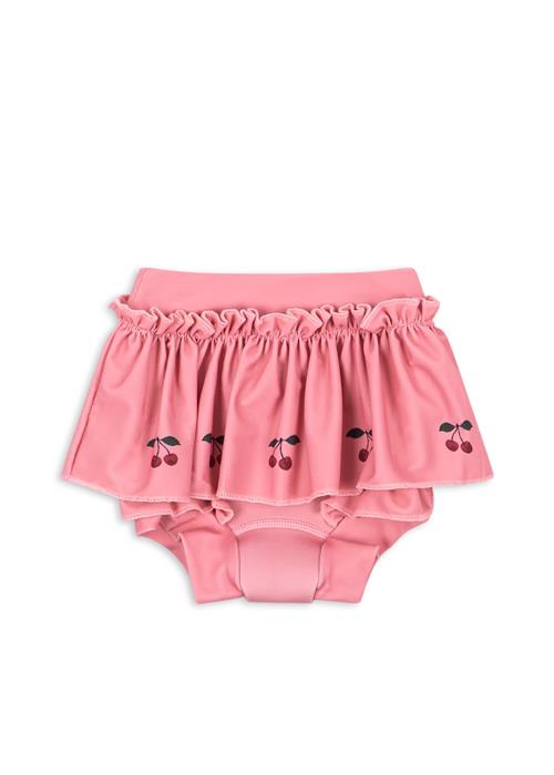 Konges Sløjd Bobbi Badeshorts Med Flæser Mahogany Rose  Mahogany Rose 12-24 months  Lyserød  12-24 måneder  kvinde