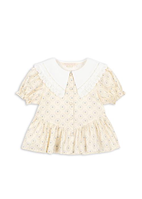 Konges Sløjd GOTS Coeur Skjorte Med Krave Ciel Mirage  Ciel Mirage 7-8 Y  Hvid  7-8 år  kvinde