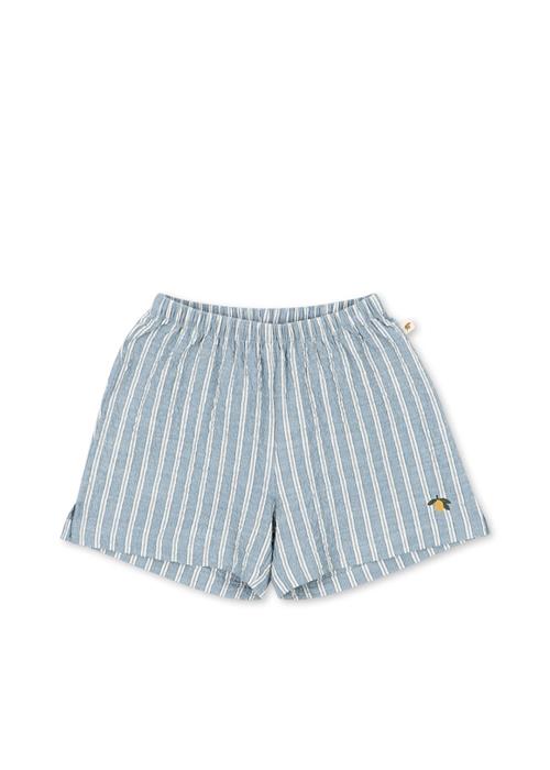 Konges Sløjd GOTS Elliot Shorts Trio Bleu Stripe  Trio Bleu Stripe 4 Y  Blå  4 år  mand