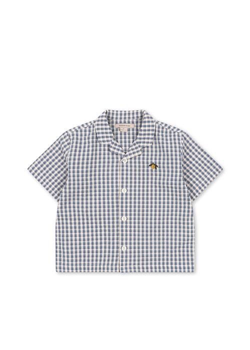 Konges Sløjd GOTS Kim Skjorte Captains Check  Captains Check 2 Y  Blå  2 år  mand