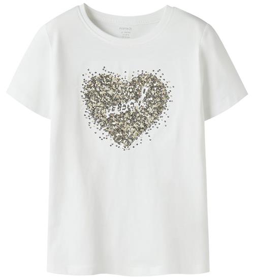Name It T-shirt - NkfFinojo - Bright White/Heart