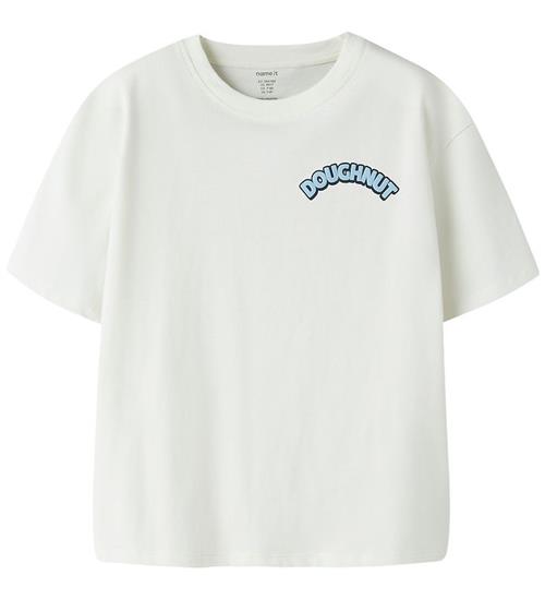 Name It T-shirt - NkmFoxe - Cloud Dancer