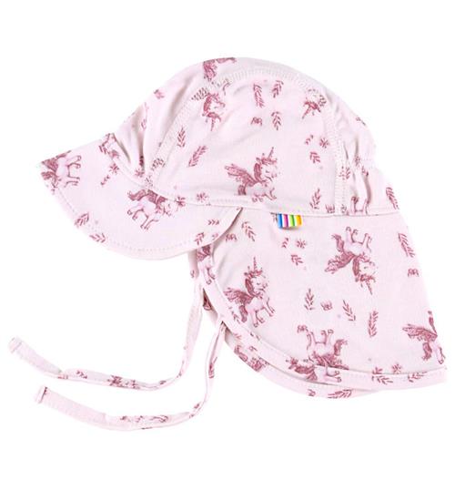 Joha Legionærhat - Bambus - Lyserød m. Enhjørninger