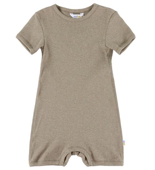 Se Joha Sommerdragt - Rib - Mørk Beige hos KidsWorld