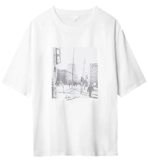 Lala Berlin T-shirt - Berlin - Hvid m. Print