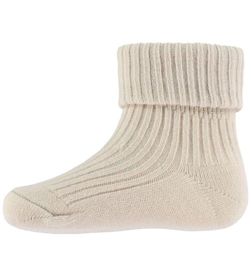 Wheat Strømper - Uld - Rib - Ziggy - Offwhite