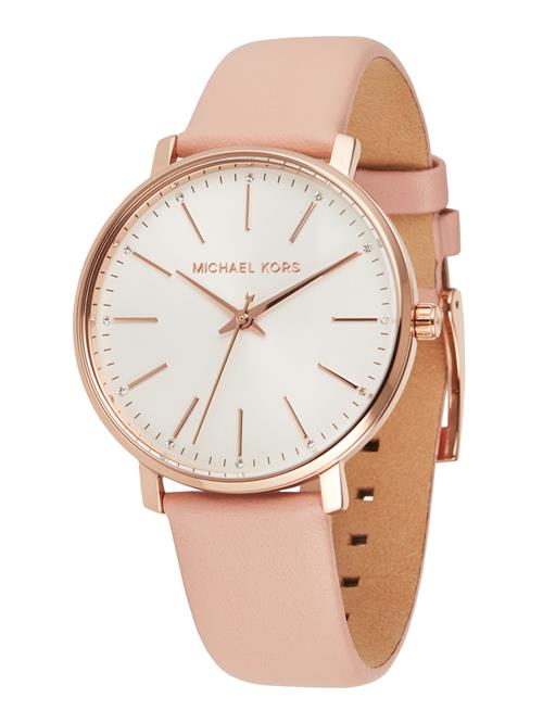 Michael Kors Analogt ur 'Pypper'  rosa guld / gammelrosa / hvid