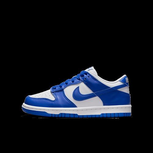 Nike Dunk Low-sko til større børn - hvid